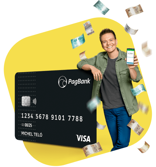 Cartão da conta PagBank sem mensalidade e anuidade