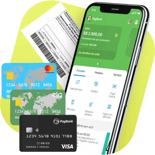 Opção de pagamento de contas e boletos parcelados com seu cartão de crédito